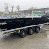 Três reboques basculantes 3×1800 kg 3,5 t