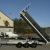 Três reboques basculantes 3×1800 kg 3,5 t